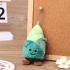 Série de Pelúcias de Vegetais Boneco Brócolis, Cebolinha, Brotos de Bambu, Repolho, Boneco Milho Chaveiro Pingente Presentes