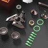 SCIONE Whirlwind Metal Fingertip Gyro DIY Luminous Adult Decompression High-end Finger Toys with Bottle Opener