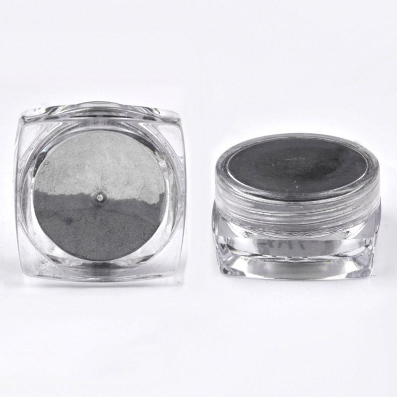 1G/Box Super Magic Mirror Black Nail Glitter UV Gel Polish Chrome Nail Art Pigment Dust Manicure Decorations For Nails DIY