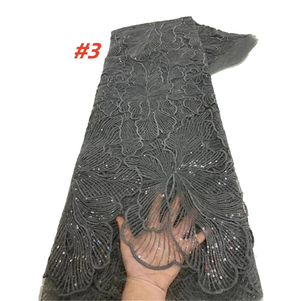 African Sequins Lace French Tulle Lace Fabrics Pink 2025 Women Fashion Embroidery Nigerian Mesh Lace Fabric For Wedding Party