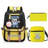 Animation Cartoon With High Value Schoolbag, Primary And Secondary School Students Leisure Backpack, Pencil Bag Set