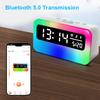 2025 Trends Speaker Digital Alarm Clock RGB Rechargeable Sleeping Relaxation Alarm Clock Bedside LED Night Lights Lamp