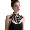 Elegant Leather Belt Punk Choker Personality Rivet Clavicle Collar Gothic Collar Necklace  Women