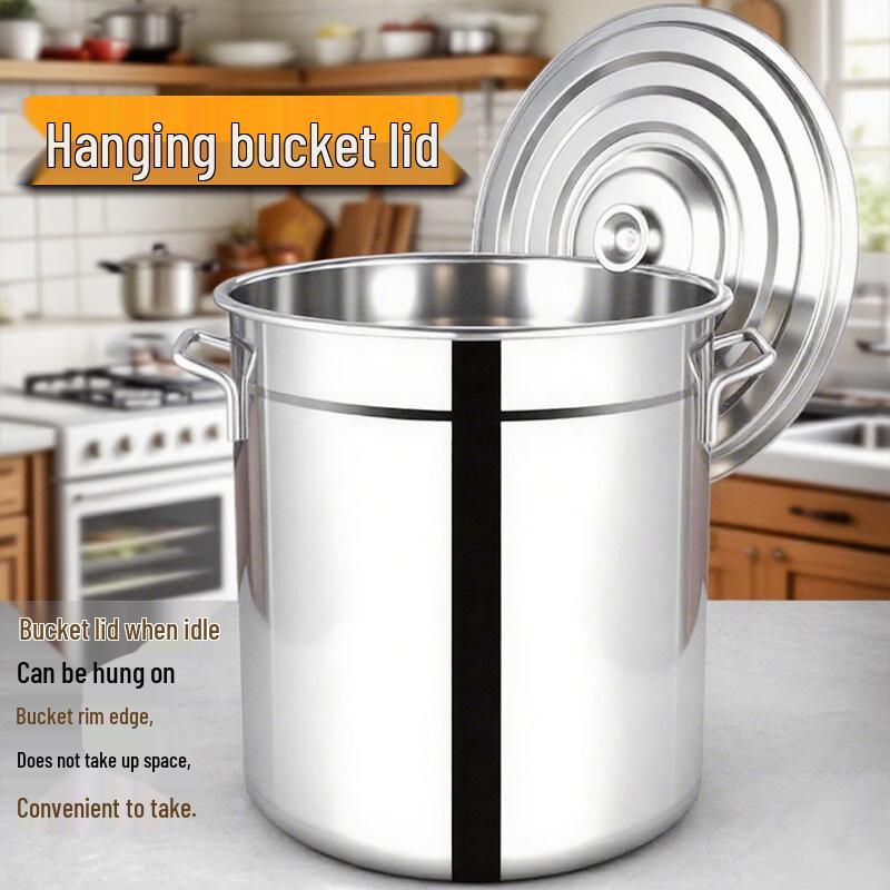 Stainless Steel Commercial Pot with Lid
