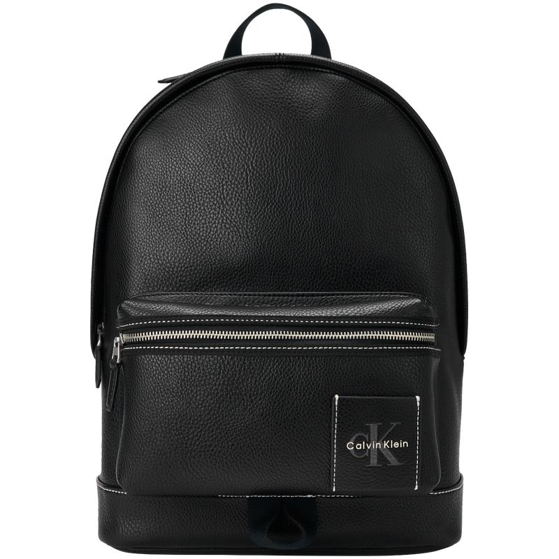 

Calvin Klein Casual Commuter Style Large Capacity Fabric Combination Material Backpack Men Backpack Space-Black 4D3425G-UB1 Basic Set (Bag)