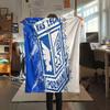 1PC Lech Poznan Patterned Flannel Blanket Suitable For All Seasons for Home Decor Warmth and Comfort Gifts Holiday Present