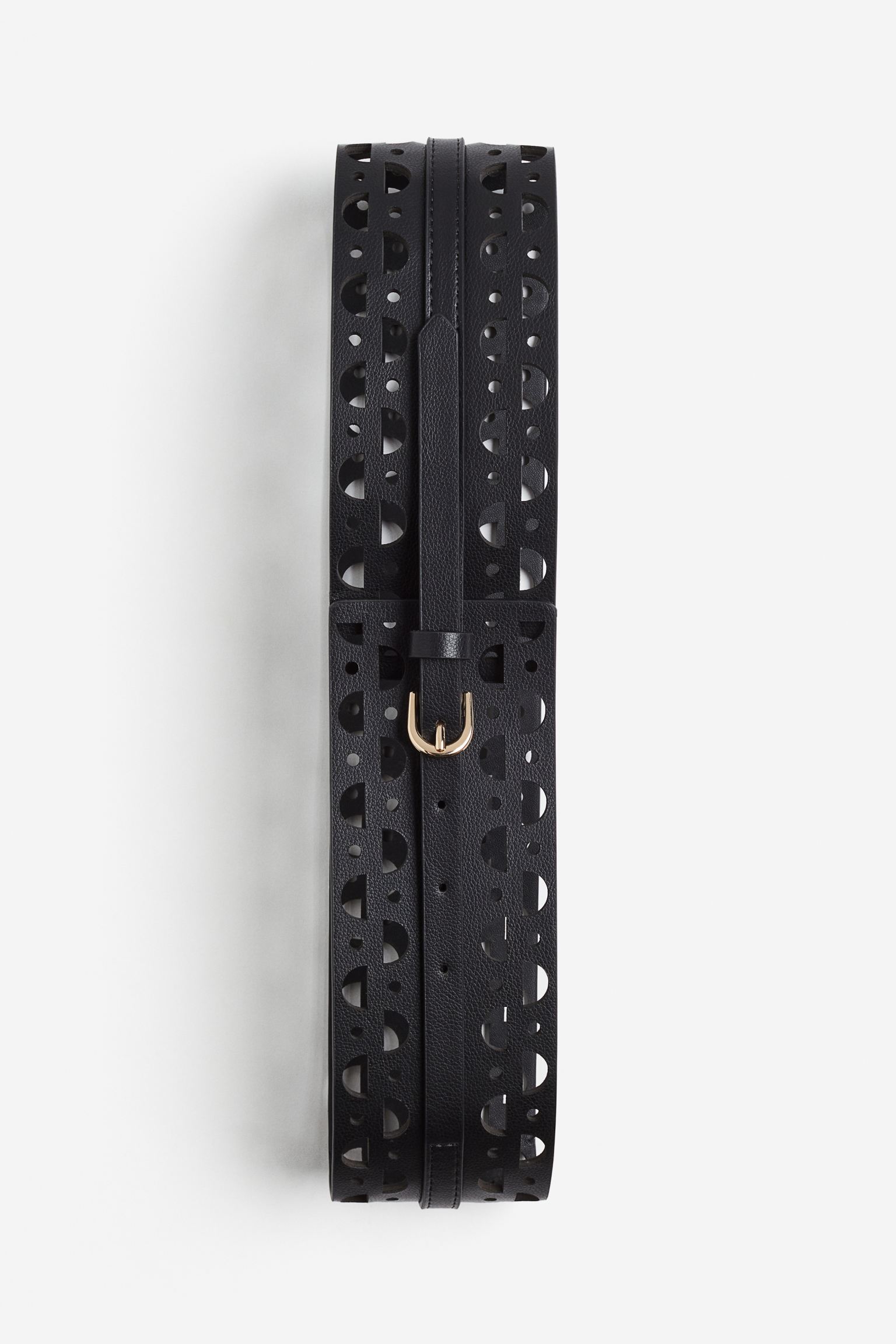

Perforated waist belt