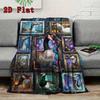 Cybernetic Goose Collection 2D Flat Pattern Flannel Blanket, High Quality All Seasons, Home Decor, Warmth and Comfort, Perfect for Christmas Gifts.