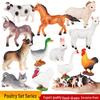 Farm Animal Miniature Set: Turkey, Rabbit, Horse, Donkey, Alpaca, Chicken, Duck, Goose, Pig, Dog, Cat