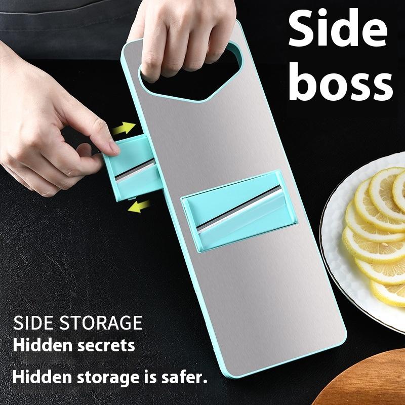 Household Potato Shredder Stainless Steel Multi-functional Vegetable Cutter Kitchen Vegetable Cutting Artifact Radish Grater Silk Wiper