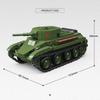 Military War Series WW1 World War I Building Blocks Set Heavy Tank Armored Vehicle Model DIY Kids Toys Boy Birthday Gift
