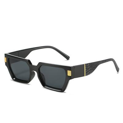 Box Sunglasses, Personalized Simple Square Contrasting Glasses, Personalized Rivet Sunglasses
