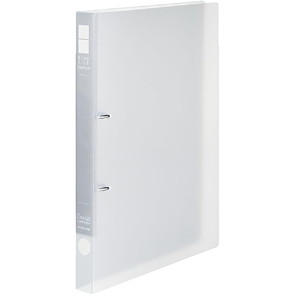 KOKUYO File Ring File Slim A4 Vertical 180 Sheets, 2 Holes, Clear, Set of 5 Books - URFC420TX5