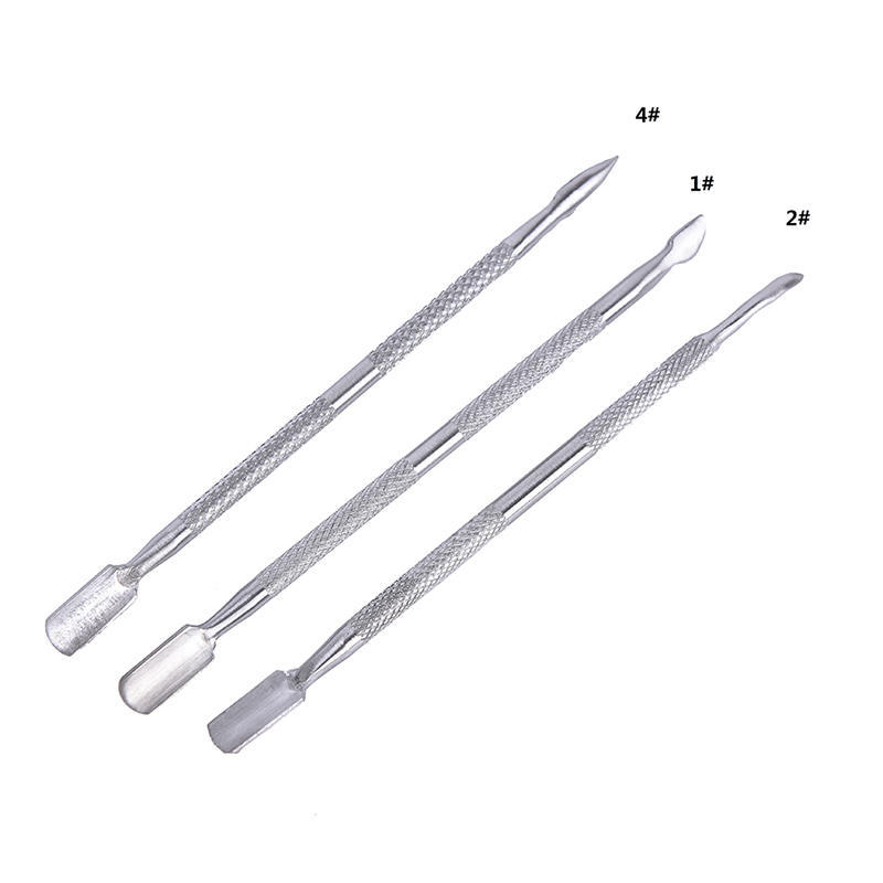 Stainless Steel Nail Art Tool Manicure Pedicure Cuticle Pusher Trimmer Remover