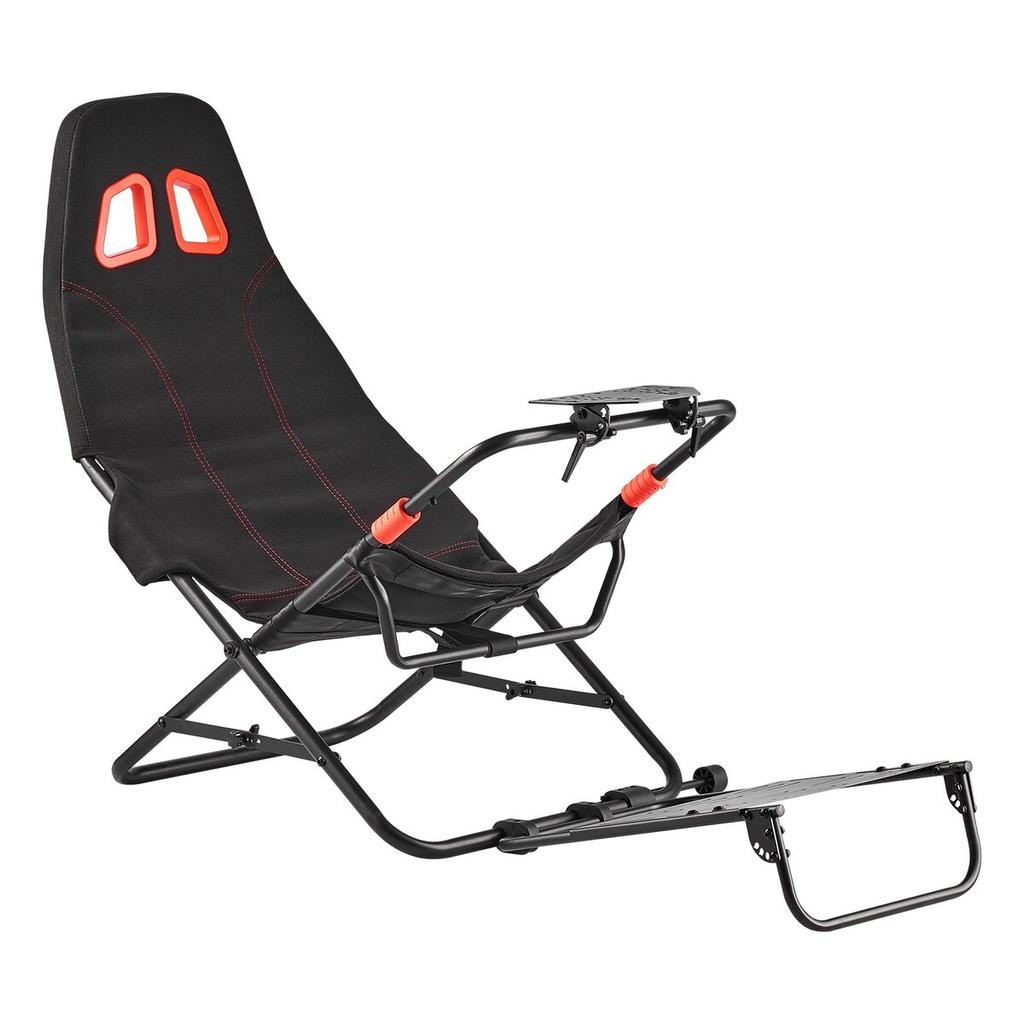 Portable Racing Wheel Stand, Foldable & Adjustable Steering Sim Wheel Stand, 470 mm Seat Inner Width, Compatible with Logitech G923/G920/G29,