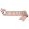 European & American Glitter Princess Birthday Sash for Girls