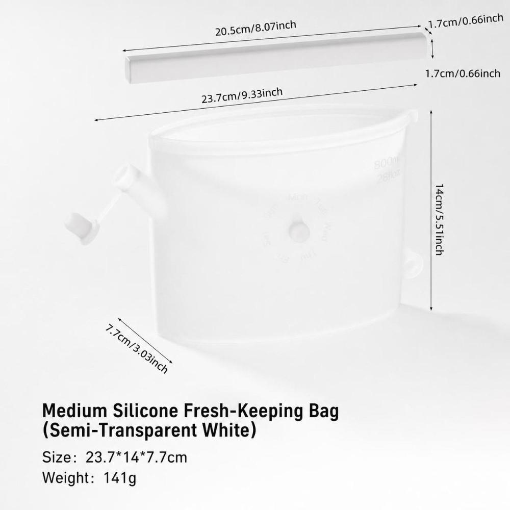 Reusable Food Preservation Bag Moisture-proof Food Packaging Bag  for Kitchen