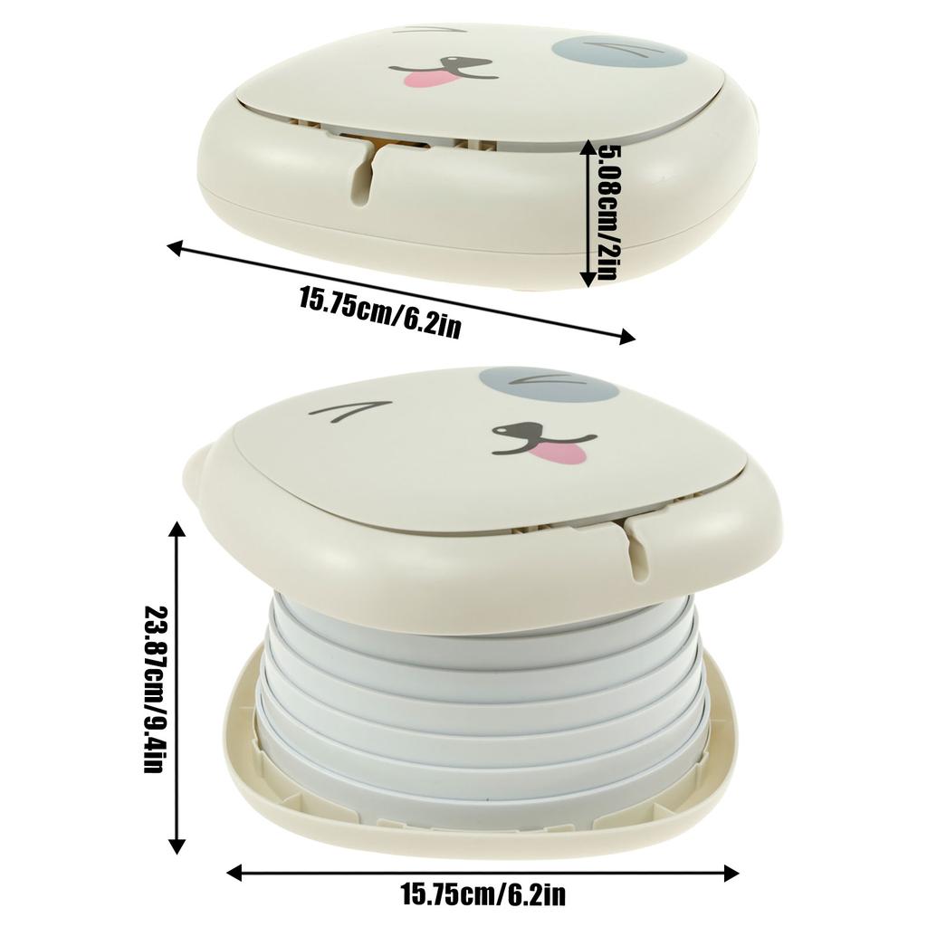 Przenośny Składany Nocnik Dziecięcy Podróżny Chłopiec WC Dziewczynka Nocnik Toaletowy Antypoślizgowy Treningowy Nocnik dla Dzieci Kemping na Świeżym Powietrzu Łazienka Nocnik Dziecięcy