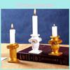 Stylish Resin Roman Pillar Candle Base For Home Decor And Special Occasions