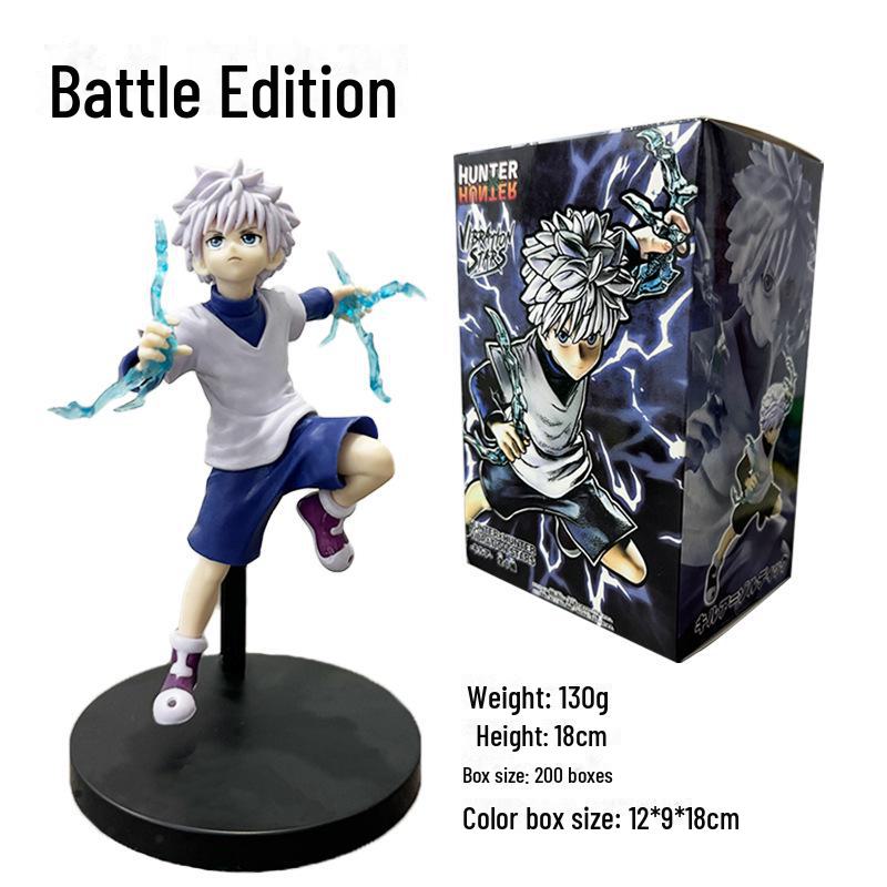 Hunter X Hunter Action Figure: Kurapika, Hisoka, Kuroro & Battle Jackie Chan Model Ornaments