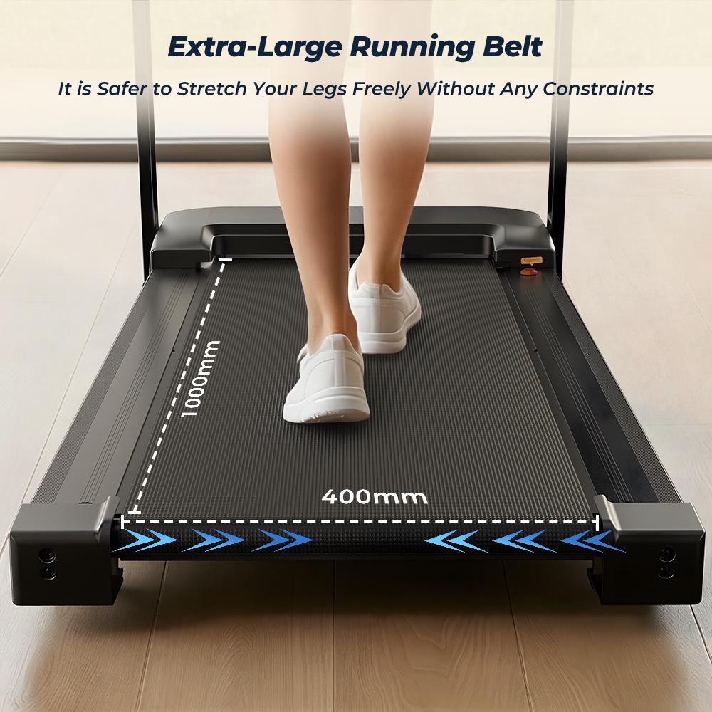 Walking Pad FT54 1–14 km/h Speed 0–15 Levels Incline 3 HP Peak Motor Power with App Compatibility