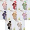 Women Heart Quartz Wristwatch Pu Leather Watches Clock Pointer Watch