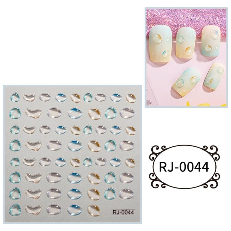 5D Cartoon Nagelsticker für Nagelkunst Geprägte Gravierte Nagelaufkleber Nagelzubehör Halloween Nageldekoration