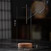 Upside Down Incense Stick Holder with Ash Catcher Bowl, Wooden and Metal Hanging Incense Burner, Clean Ash Collecting Design