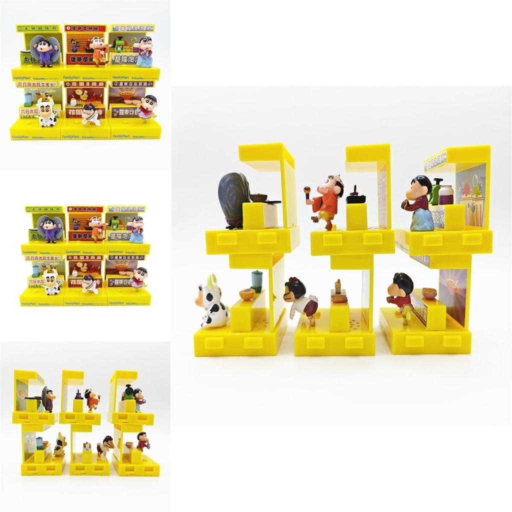 Adorable Crayon Shinchan Night Market Life Pvc Figurines For Collectors And Fans