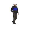 adidas Originals Men's Black and Blue Colorblock Skateboarding Crew Sweatshirt IY1623