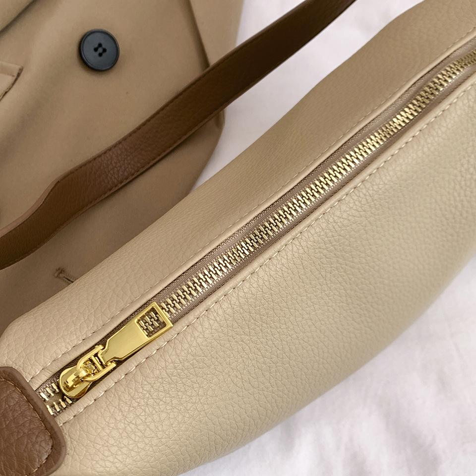 2025 Autumn/Winter Women's Versatile Soft Leather Dumpling Bag, Single Shoulder, Crossbody, Underarm Style