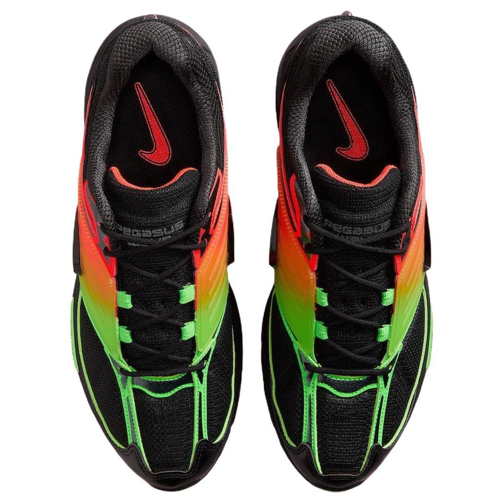 Nike Unisexové tenisky Pegasus Wave Bright Crimson Green Strike Černé IB2984-001