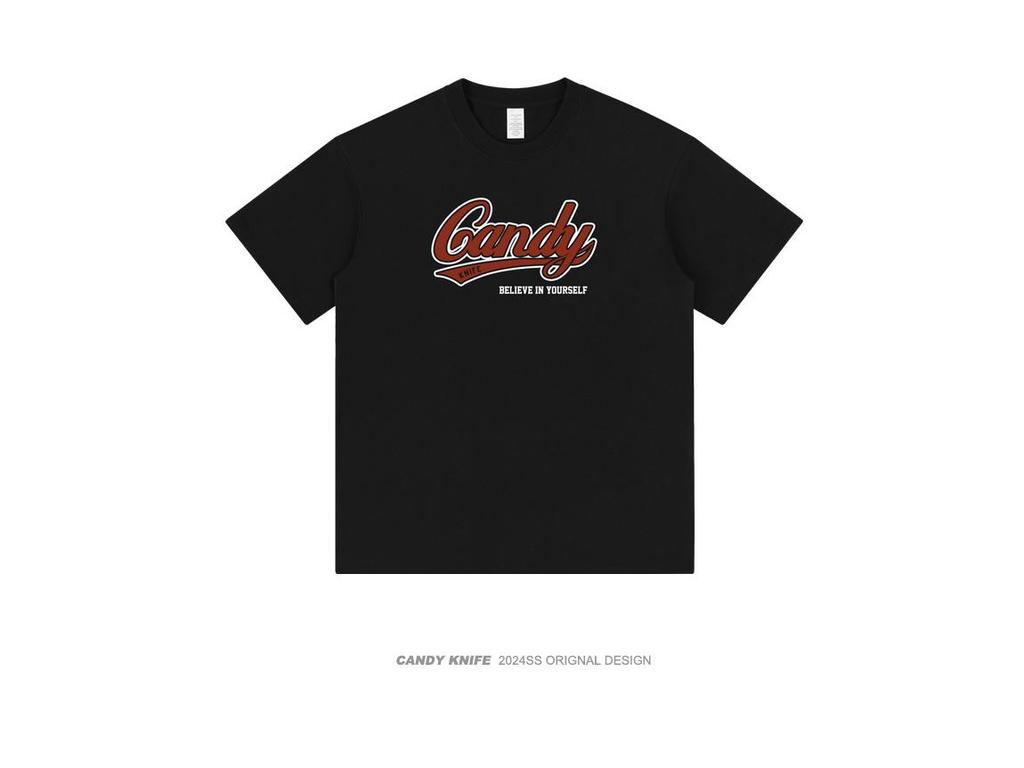 Retro Vintage Unisex Pure Cotton Heavyweight Short Sleeve T-Shirt