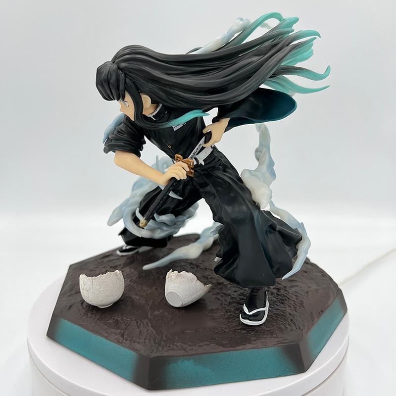 18cm Kimetsu No Yaiba Anime Figure Tokitou Muichirou Demon Slayer Action Figure Mitsuri /Shinobu /Nezuko Figurine Model Doll Toys