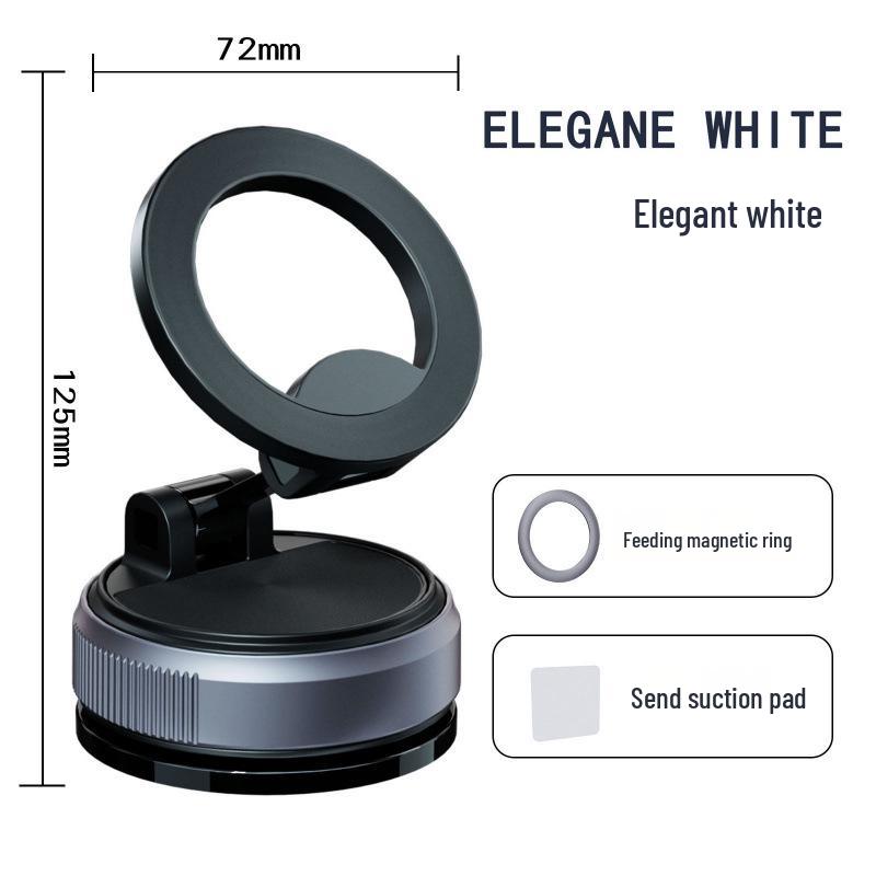 Magnetic 360° Rotating Car and Desktop Phone Holder with Vacuum Suction Cup