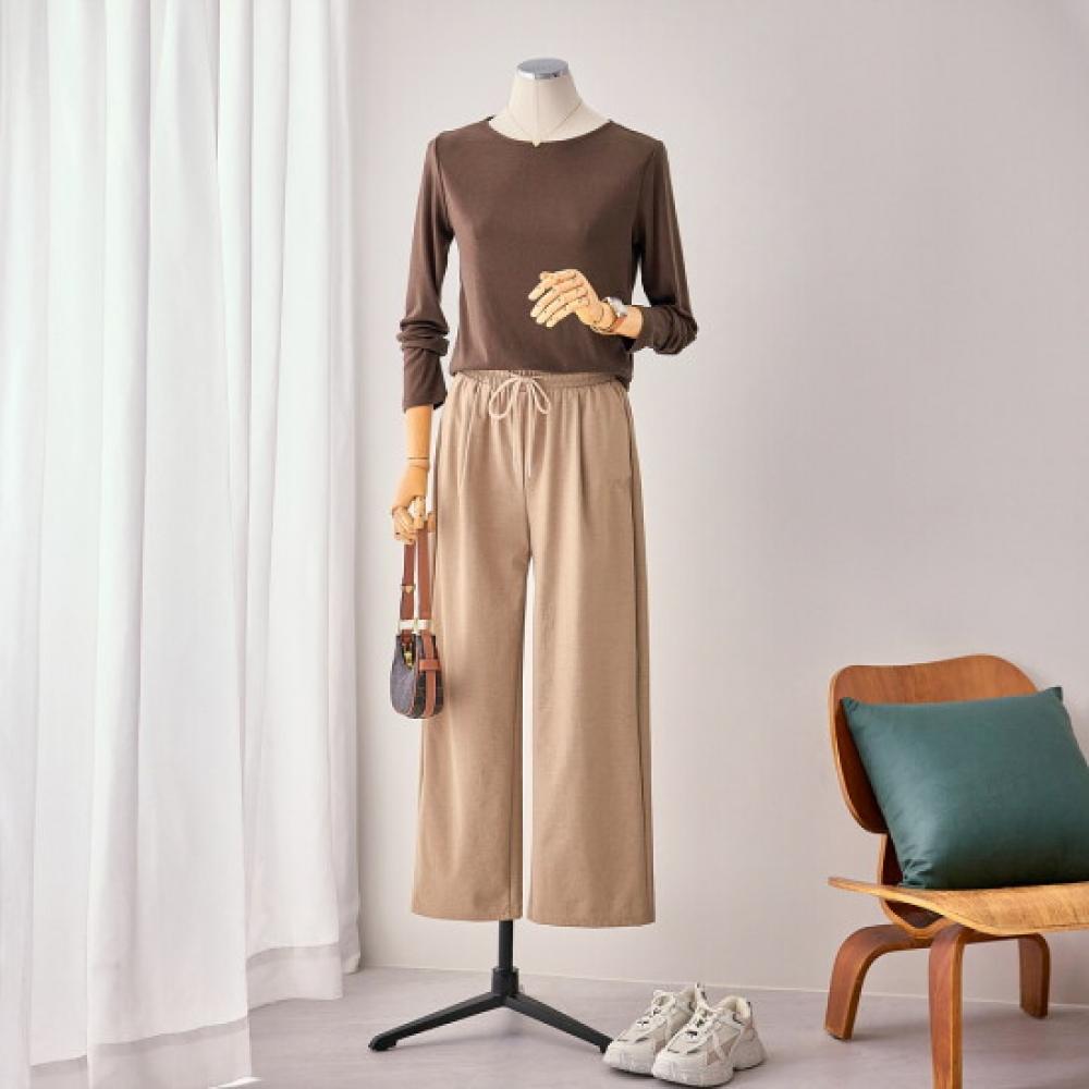 CusTomable Wide Neck Slim Long Sleeve T shirT T2608Ts119c