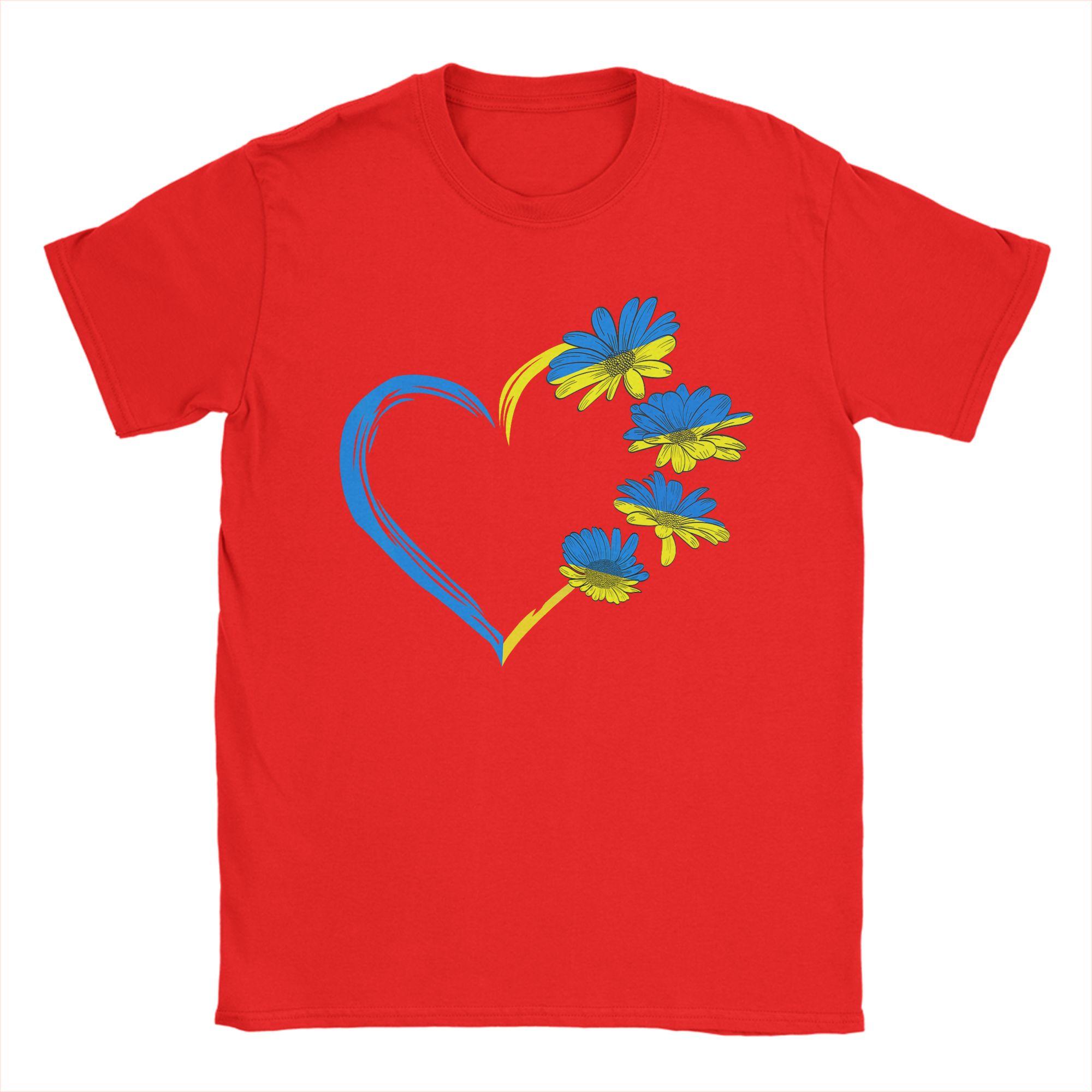 Ukraine Flag Sunflower Vintage Ukrainian Lovers Ukraine TShirt Summer 100 Cotton T Shirts For Couple Hipster Casual Tshirt S