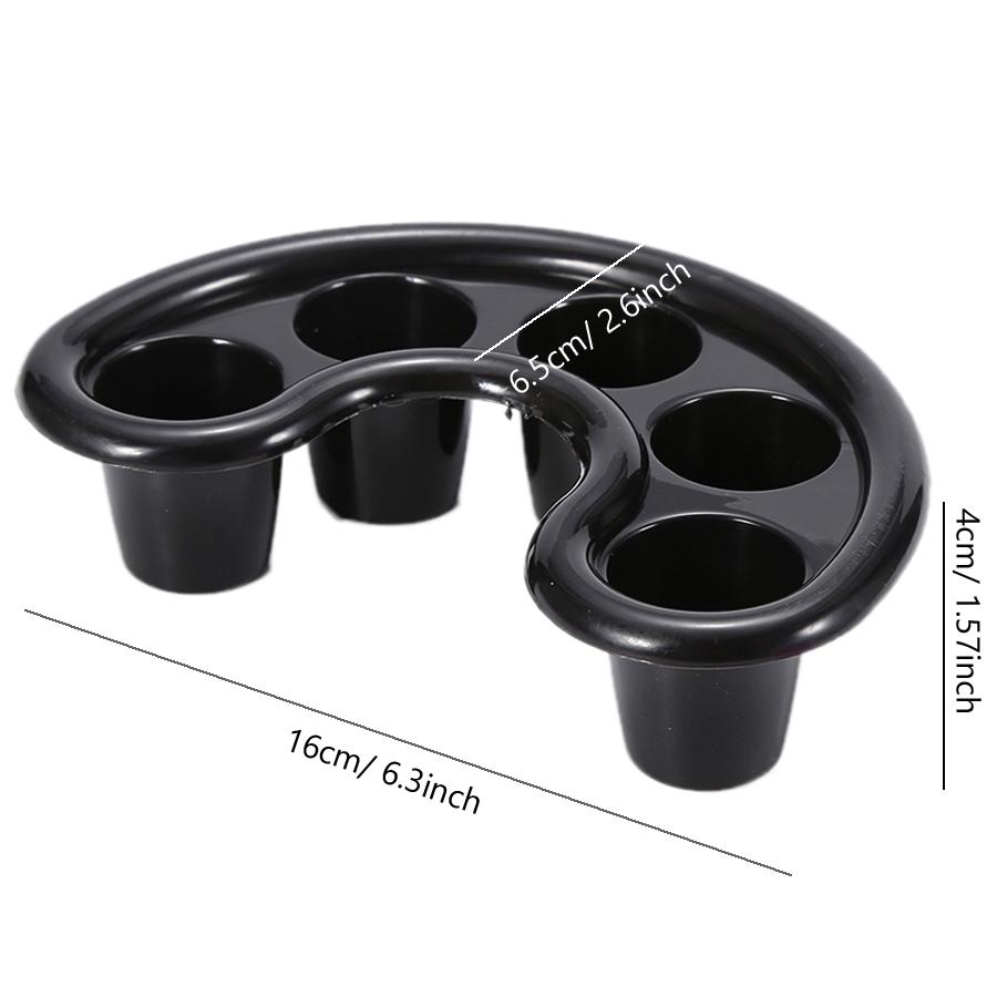 2Pcs Nail Soak Off Bowl, 5-Finger Gel Polish Remover Manicure Soaking Tray for Cuticle Care Softener