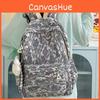 Cute Pattern Floral And Lace Design Student Backpack With Plush Pendant For Girl