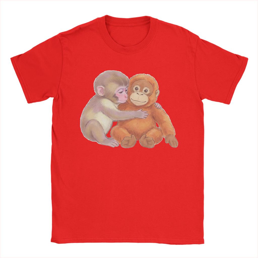 Punch Monkey Abandoned Baby Monkey for Unisex Women T Shirt Creative Tee Shirt Short Sleeve TShirts Cotton XL XL XL Tops