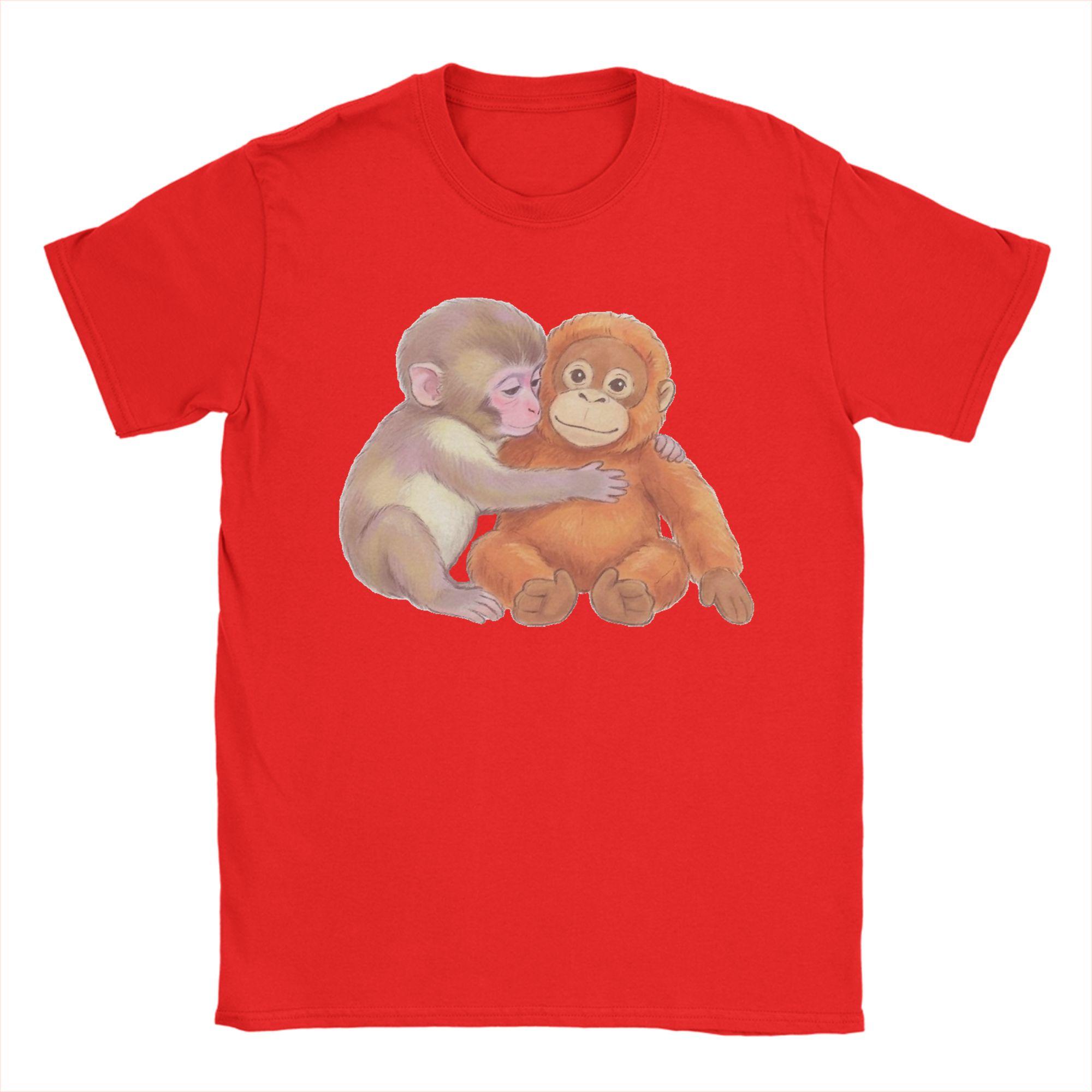 

Punch Monkey Abandoned Baby Monkey for Unisex Women T Shirt Creative Tee Shirt Short Sleeve TShirts Cotton XL XL XL Tops S