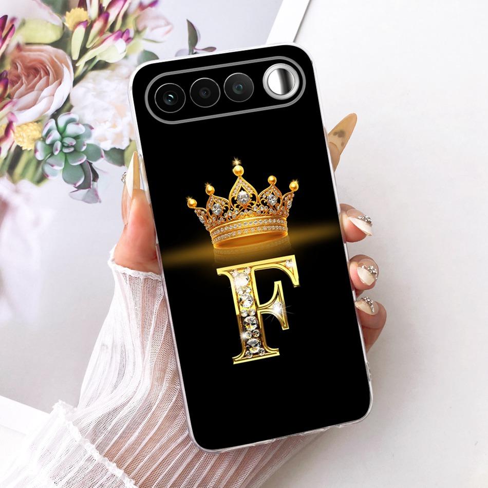 For Realme 16 RMX5171 2026 Fashion Crown Letter Phone Case For Realme 16 5G Soft Silicone TPU Cases