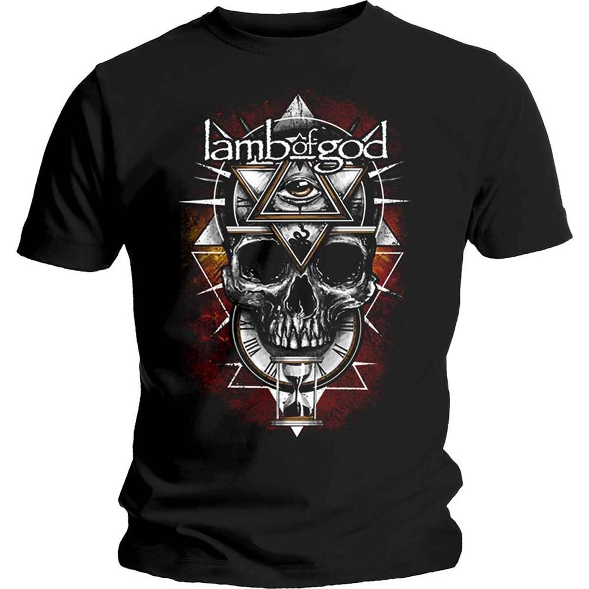 Официальная футболка Lamb of God Skull Мужская футболка унисекс L