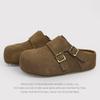 Distribution - Vintage Birkenstocks Women'S Belt Buckle Baotou Half-Drag Lazy One Pedal Thick-Soled Versatile British