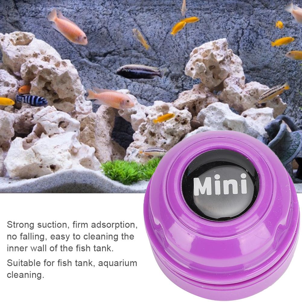 Mini Fish Tank Strong Magnetic Cleaning Brush Aquarium Glass Algae Removal Wiping Cleaner Scrubber