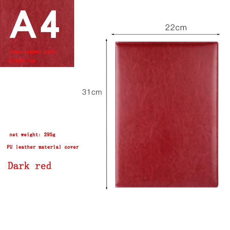 White Silver Red Blue Dark Green A4 Display Folder For Certificate Honor Contract