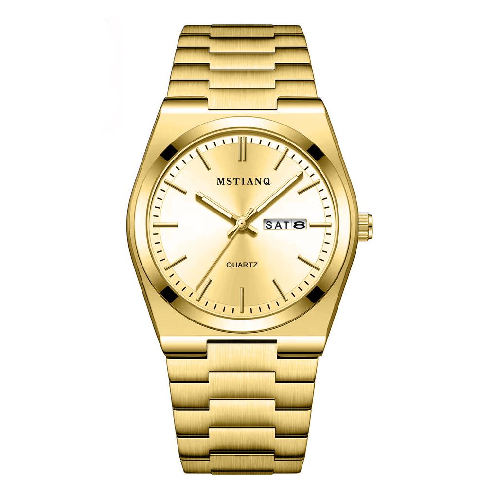 Simple Watch Men'S Fashion Non-Mechanical Quartz Watch Steel Belt Men'S Business Steel Belt Watch