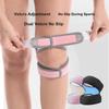Patella Strap Silicone Fixed Professional Knee Protection Band for Running Women Meniscus Protection