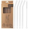 Glass drinking straws with cleaner 20 cm 5 pcs.