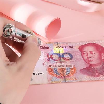 Ultraviolet LED Dual-Purpose Mini Flashlight Keychain for Banknote Detection